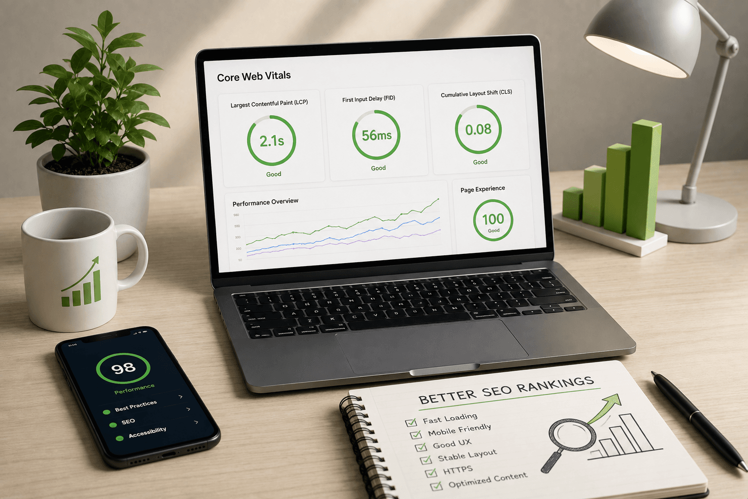 How to Optimize Core Web Vitals for Better SEO Rankings — Built by Saurav