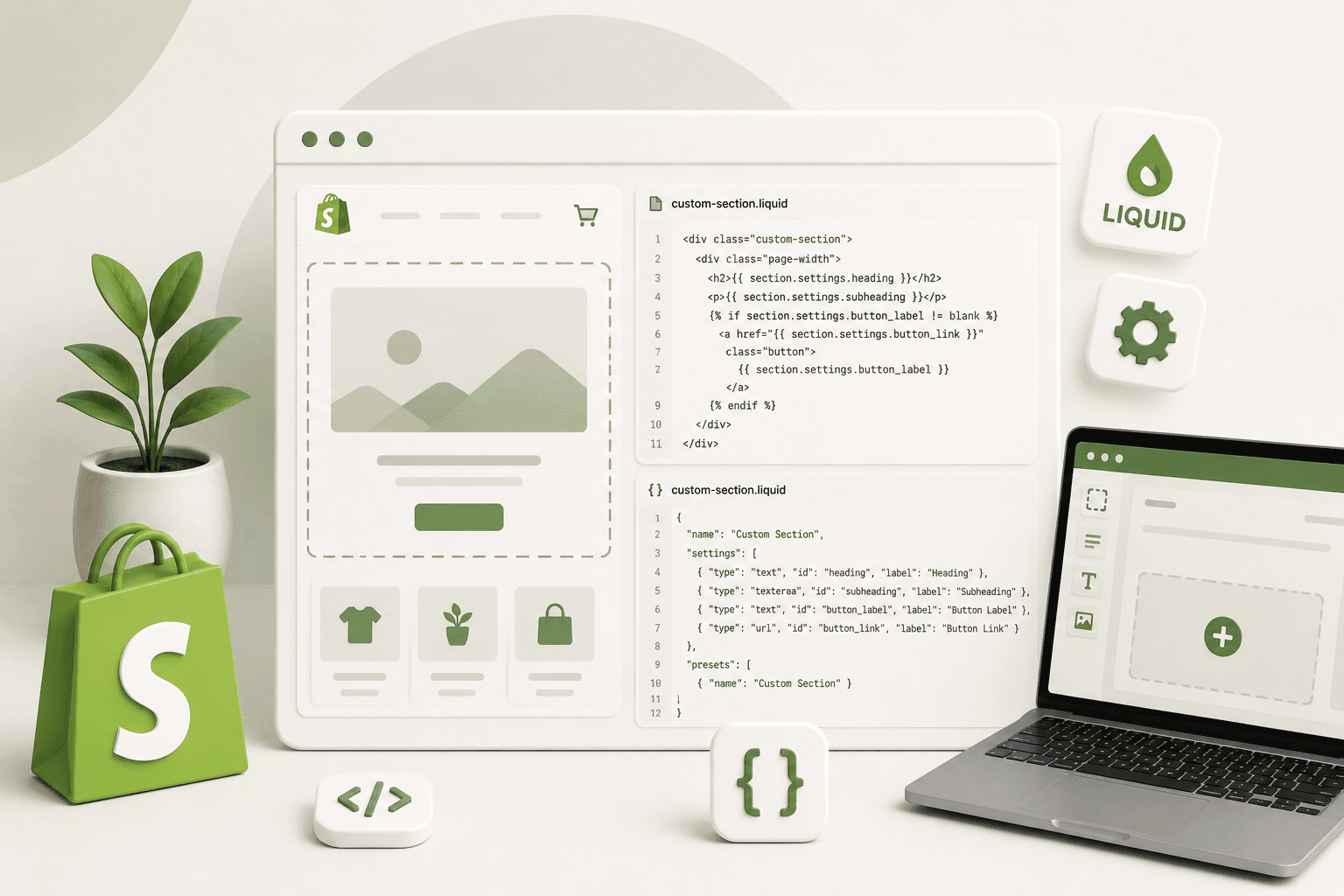 How to Create a Custom Shopify Section With Liquid and Schema